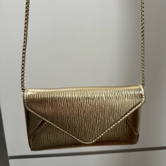Gold Envelope Crossbody Bag - Picture 2 of 3